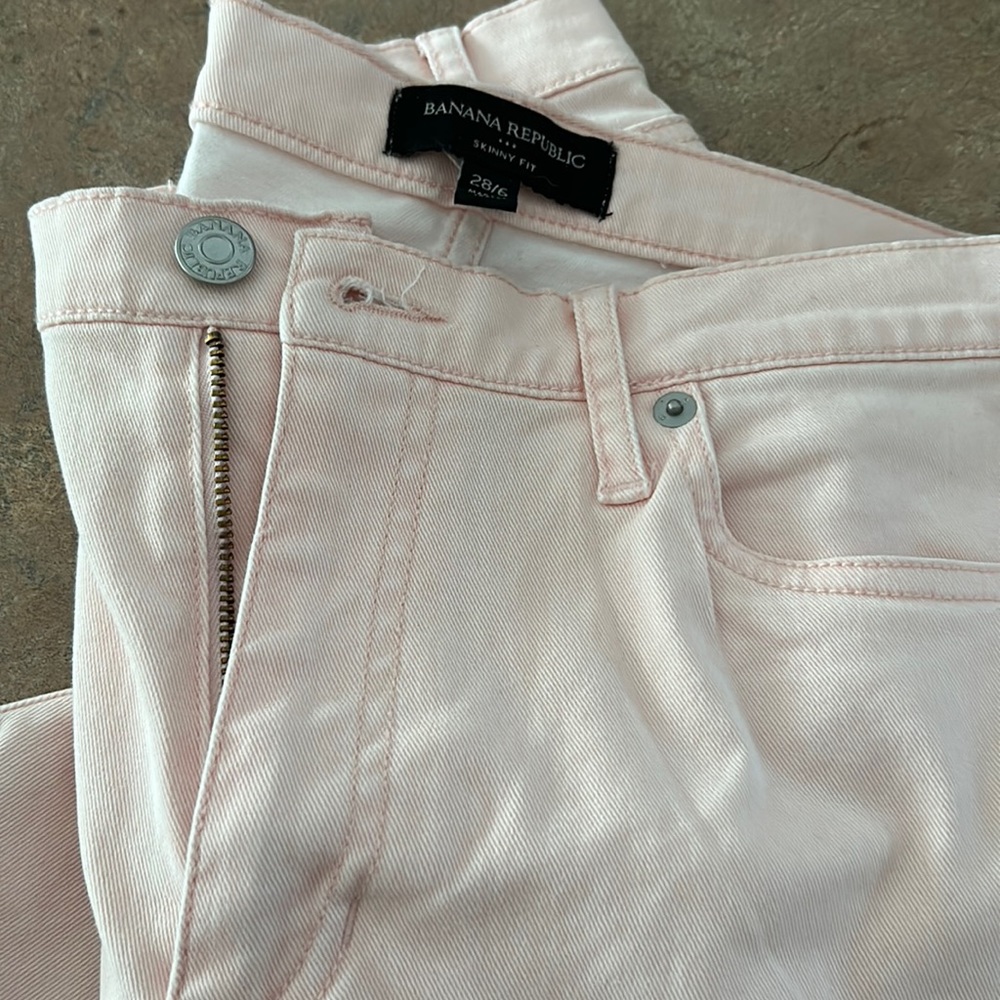 Banana Republic skinny fit size 28/6 new without tags Pink perfect ❤️